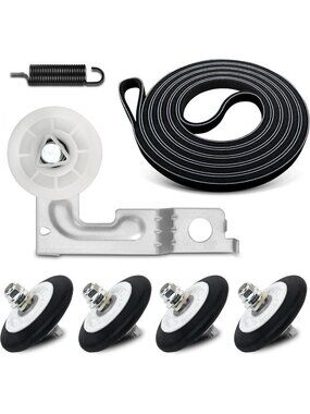 Dryer Repair Kit - Drum Roller, Belt & Idler Pulley for LG Models - Easy Fix!